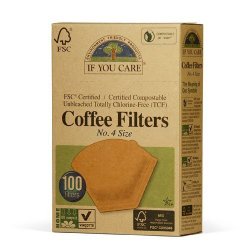 If You Care Coffee Filters No. 4 100 Count. 100 Filter S