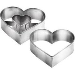 Tescom A - Heart-shaped Shortcake - Silver