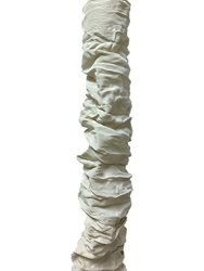 Royal Designs Beige Cord & Chain COVER4 Feet- Silk-type Fabric Velcro - Use For Chandelier Lighting Wires CC-18-BG