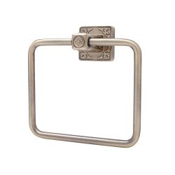 Dyconn Faucet Brntr-ab Reno Series Euro Towel Ring Antique Brass By Dyconn Faucet