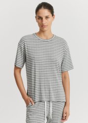 Stripe Short Sleeve Pyjama Top