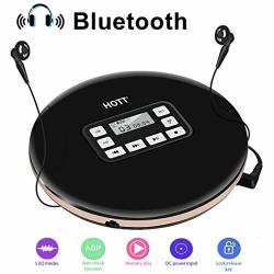 Bluetooth Cd Player Hott Portable Cd Player Car Cd Player Disc Cd Player With Earbuds Hifi Stereo Sound Music Player Personal Cd Player For