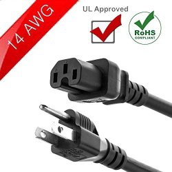 AC Power Cord Cable For Samsung LN-T4069F LNT4071FX LNT4061F LNT4066F LNT4081 TV