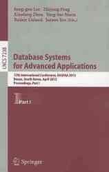 Database Systems For Advanced Applications - Sang-goo Lee Paperback