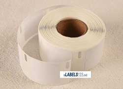 5 Rolls For Rat Tail Style With 1000 Labels Per Roll Dymo 30333 White Return Thermal Print File Folder Tag 4XL Compatible