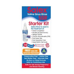 X Saline Sinus Rinse Starter Kit