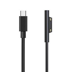 Surface Pro Connector To Usb-c Charging Cable For Microsoft Surface Laptop Surface Book Surface Pro 6 Pro 5 PRO 4 PRO 3 Surface Go 6FT 1.8M Surface
