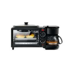 3IN1 Multifunctional Breakfast Maker With Oven Coffee Maker & Fryer