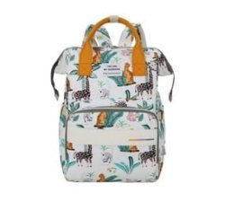 Psm Maternity Mummy Travel Backpack Baby Care Nappy Bag Large Capacity And Multifunction Anima Print