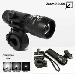 Bicycle Led Torch 240 Lumen Q5 With Mounting And Spare Clamp