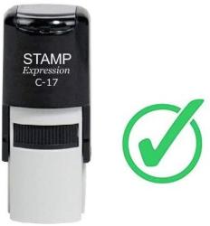Red Ink A-5413 StampExpression Statement Enclosed Office Self Inking Rubber Stamp