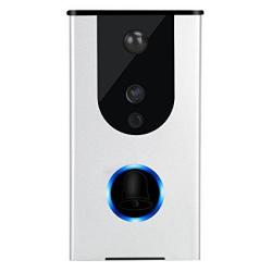 Nlong Wifi Wireless Enabled Video Doorbell Smart Home Security Camera Motion Sensor Tamper Alarm Ios & Android App Ir Night Vision Cloud Storage Re