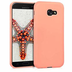Kwmobile Tpu Silicone Case For Samsung Galaxy A5 2017 - Soft Flexible Shock Absorbent Protective Phone Cover - Coral Matte