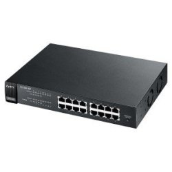 Zyxel 16-Port Fast Ethernet Unmanaged PoE Switch