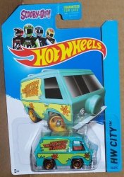 2014 Hot Wheels Hw City - The Mystery Machine Scooby-doo