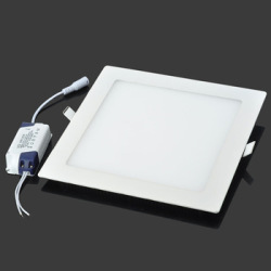 12w Recessed Led Ceiling Panel Light - Square