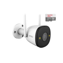 Bullet 2 Outdoor 4MP Wi-fi Camera + Sandisk Ultra 64GB Micro Sdxc Card