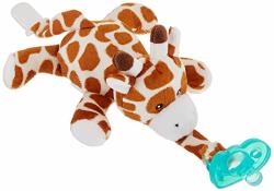 Bryco Baby Pacifier With Stuffed Animal Attached Giraffe Plush Pacifier Holder Giraffe Pacifier Animal Pacifier Is Detachable With Tail Clip And Rattle