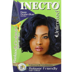 Inecto Semi-permanent Hair Colour Kit Deep Ocean Blue