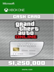 Grand Theft Auto Online - $1 250 000 Great White Shark Cash Card Xbox One Cd Key