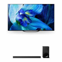 Sony XBR-55A8G 55 Bravia Oled 4K Hdr Tv And HT-X9000F 2.1-CHANNEL Dolby Atmos Soundbar With Subwoofer