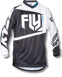 Fly F-16 Blk wh Jersey M