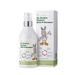 Cleomee Dr.donkey Minimal Bath & Shampoo 300ML All Skin Type Hair & Body Moisturizing Donkey Milk+natural Egf Contain