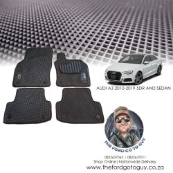 Audi A3 2010-2019 Custom Rubber Floor Mats For
