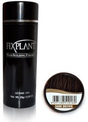 2 Of Fixplant Hair Building Fibers Regular Size 25 Gm 0.88 Oz Dark Brown. Hair Loss Concealer. The 30 Second Hair Transplant Instantly Eliminates