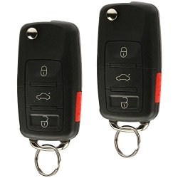 2-Pack Black Keyless Entry Remote Fob – Replace Your Lost Or Broken Car Clicker – 315MHz, Self-Programmable 7 thumbnail image
