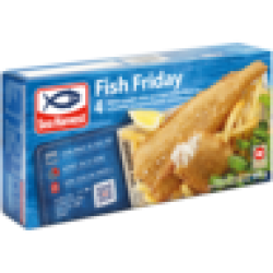 Fish Friday Frozen Tempura Battered Hake Fillets 4 Pack