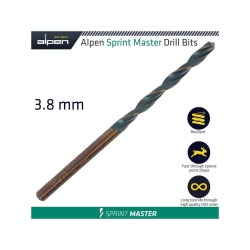 Alpen Sprint Master 3.8 Mm Din 338 1 PACK ALP6180038 1