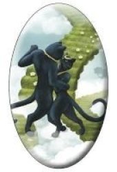 Tarot Of The Black Cats The Lovers Magnet Poster