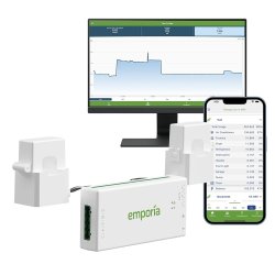 Vue Gen 3 Energy Monitor - With 8X 50A Current Monitoring Sensors