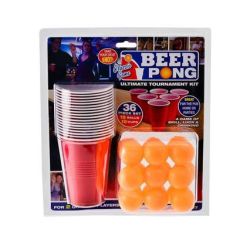 Bulk Pack Of 2X Beer Pong Drinking Games - 18 Cups & Balls