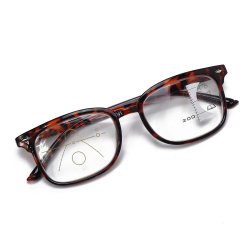 Retro TR90 Progressive Multi-focus Reading Glasses Anti-blue Light Dual-use Mul