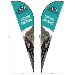 Legend 4M Sharkfin Double-sided Flying Banner Skin