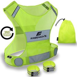 NO.1 Reflective Running Vest Gear Your Best Choice To Stay Visible Ultra Light & Comfy Motorcycle Reflective Vest Large Pocket &