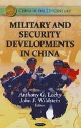 Military & Security Developments In China Hardcover New