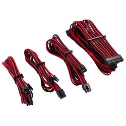 - Premium Individually Sleeved Psu Cables Starter Kit Type 4 Gen 4 - Red black