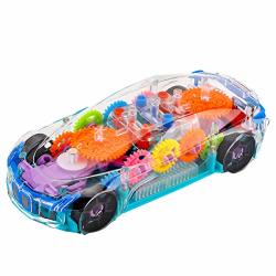 Kastma Toy Cars Children's Toys Auto Track Cars With LED Lights Racing Car Racing Car Luminous Electric Train Car