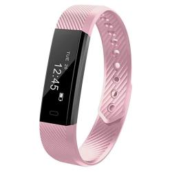 HP95 Bluetooth Smart Watch ID115 Multifunction Sport Smart Watch Bracelet Pedometer Wristband Fitness Tracker Rose Gold