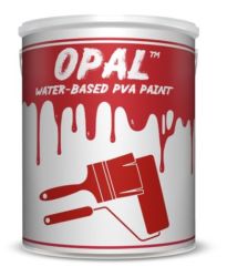 Deco Opal Water Based Pva Interior And Exterior Paint White - 5L