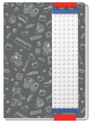 Lego Journal With Building Band - Grey