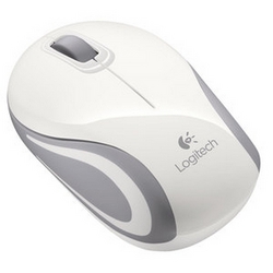 Logitech M187 White Grey Cordless Notebook Mouse