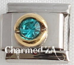 Italian Charms - Round Birthstone December Fits Nomination