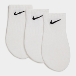 Nike Everyday Lightweight White black Crew Socks