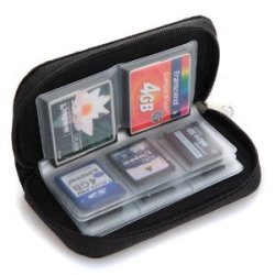 Sdhc Mmc Cf Micro Sd Memory Card Storage Wallet Free Delivery