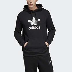 Adidas Originals Men's Trefoil-hoodie Black logo Xx-large