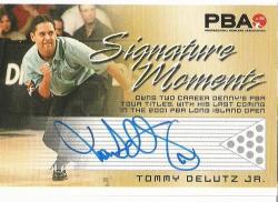 Tommy Delutz Jr- "rittenhouse Pba Tenpin Bowling" 08 - Certified "signature Moments Autograph" Card
